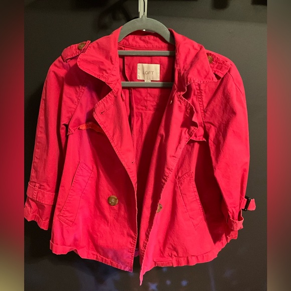 Pink LOFT pullover jacket - Picture 2 of 3